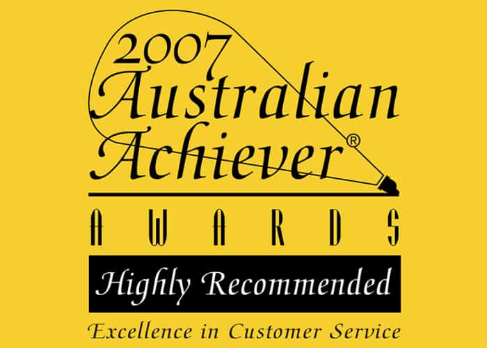 2007 Australian Achiever Award