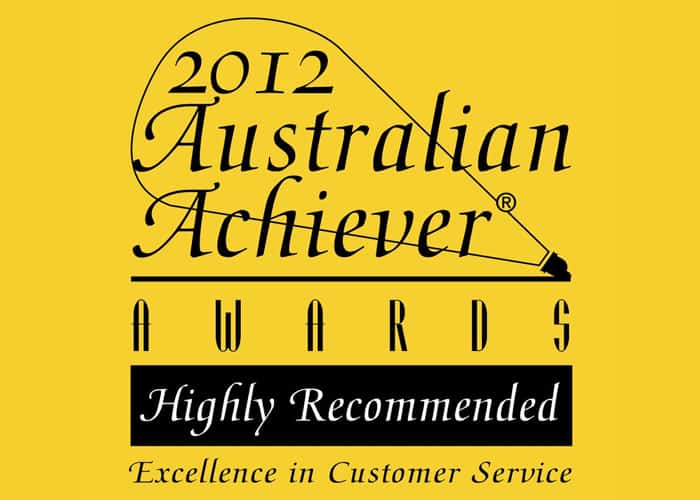2012 Australian Achiever Award